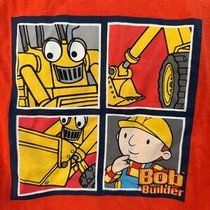 Bob the‎ Builder Boys Orange Long Sleeve Graphic T-Shirt Size 4 Scoop Digger